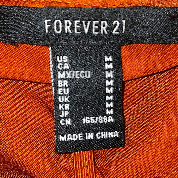 Forever 21 cropped corset style top size M - Picture 3 of 12